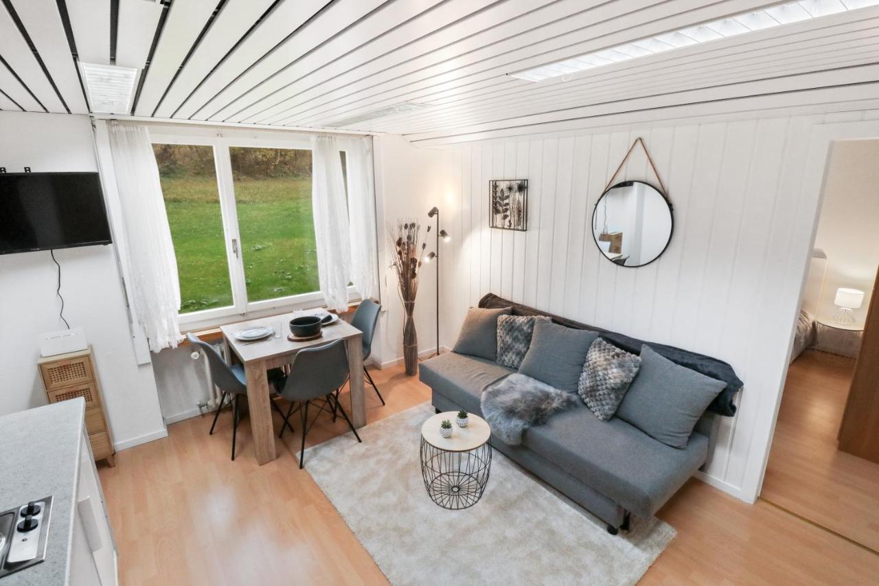 Appartement Confortable Avec Un Sauna Лойкербад Экстерьер фото