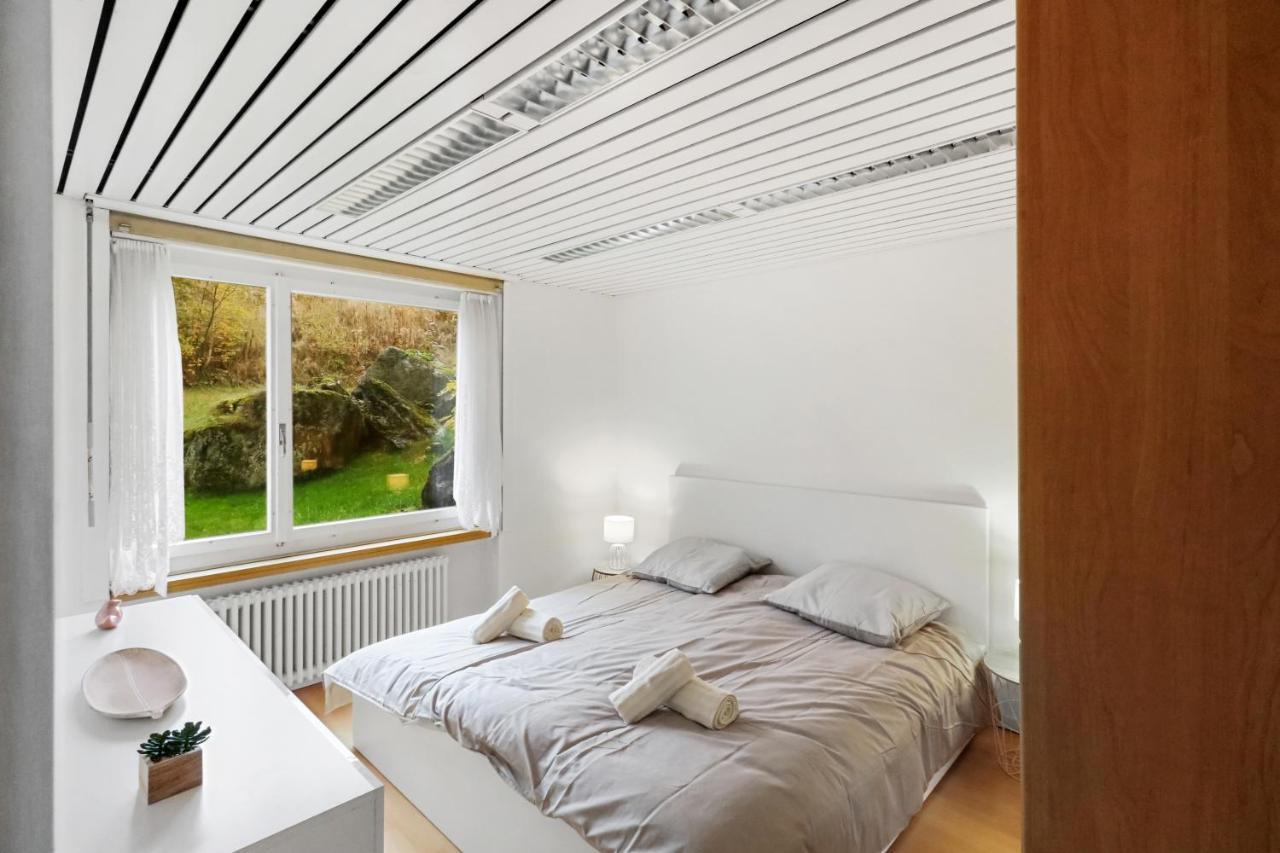Appartement Confortable Avec Un Sauna Лойкербад Экстерьер фото