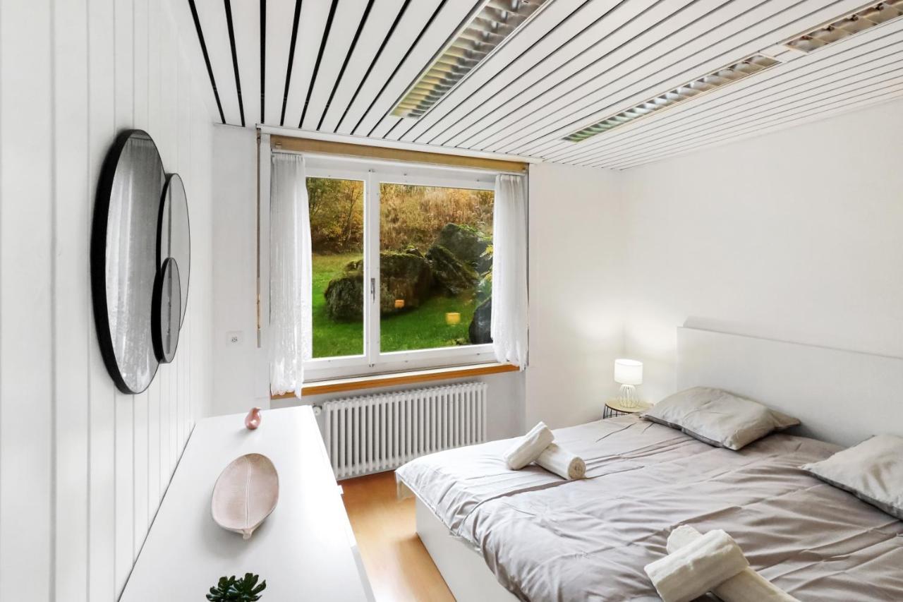 Appartement Confortable Avec Un Sauna Лойкербад Экстерьер фото
