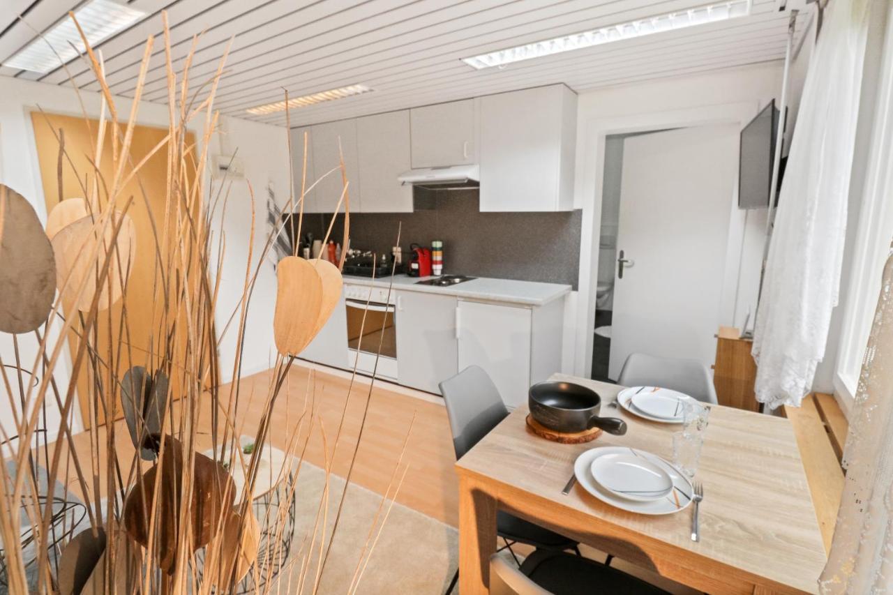 Appartement Confortable Avec Un Sauna Лойкербад Экстерьер фото