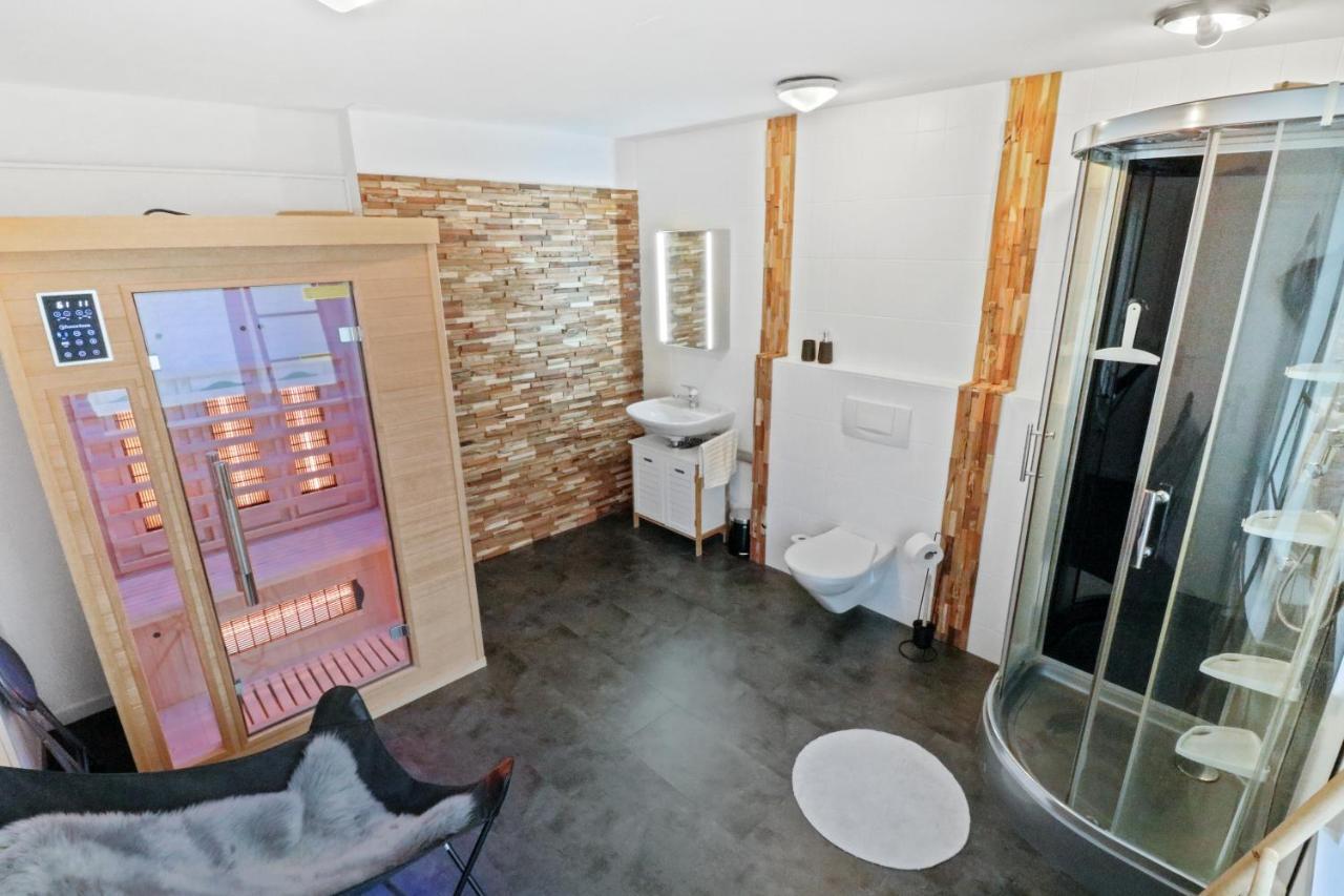Appartement Confortable Avec Un Sauna Лойкербад Экстерьер фото