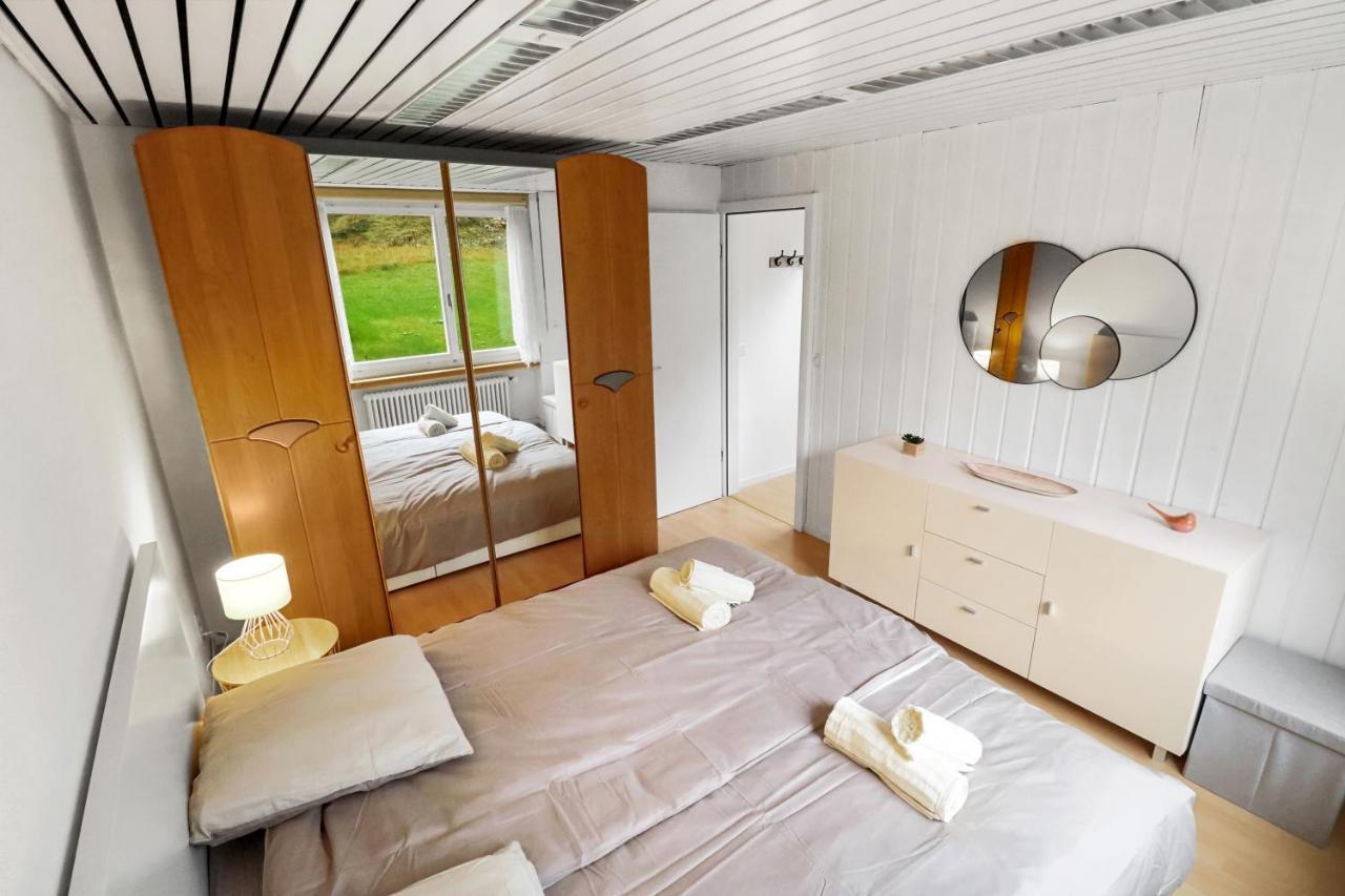 Appartement Confortable Avec Un Sauna Лойкербад Экстерьер фото