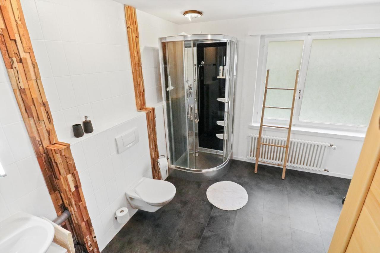 Appartement Confortable Avec Un Sauna Лойкербад Экстерьер фото
